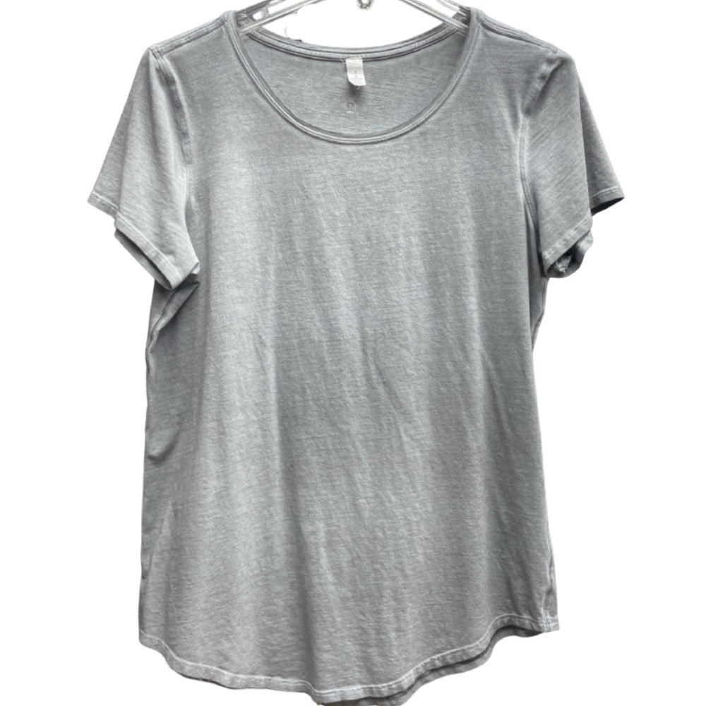 Lululemon Gray Short Sleeve Classic Tee Sz 8